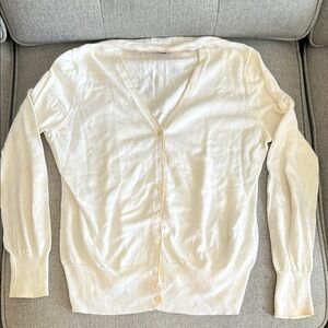 Brooks Brothers Cream Women's Cardigan